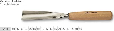 Produktbild von STUBAI Stechbeitel lang poliert  Form 11 8 mm
