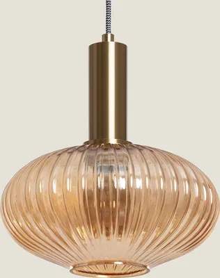 Produktbild von Pendelleuchte Glas Basile Gold