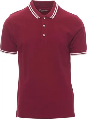 Produktbild von Herren Poloshirt "SKIPPER" - Payper Bordeaux/Weiss M
