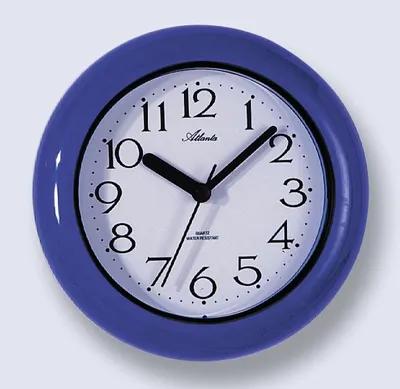 Produktbild von Atlanta Wanduhr, Quartz, Ø 17 cm , 454-5