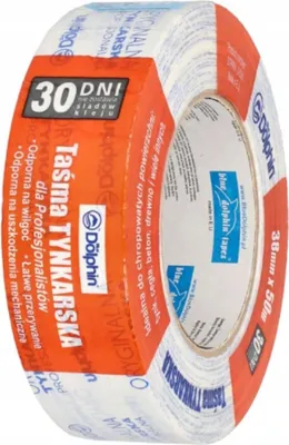 Image de Blue Dolphin 30 jours Ruban de masquage professionnel Ruban de stucage 38 mm x 50 m