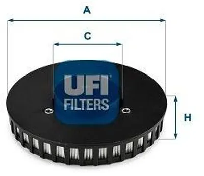 Produktbild von Luftfilter UFI 27.A10.00 Filtereinsatz