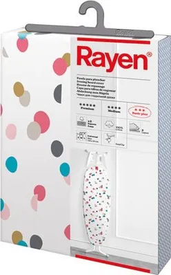 Image de Housse Repassage 130x47cm Basic Plus Confetti - Rayen