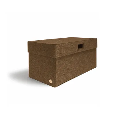 Produktbild von Aufbewahrungsbox CLASSIC Filz 32 x 68 x 30 cm mit Deckel in hellbraun meliert