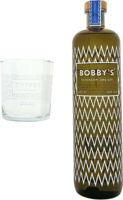 Produktbild von Bobby's Schiedam Dry Gin Geschenkset mit Tumbler 700ml 42% Vol.