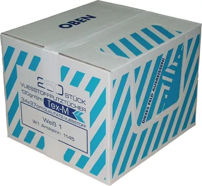 Obrázek produktu pro Netkaná čisticí utěrka D370xŠ340cca mm bílá 250ks./ks.