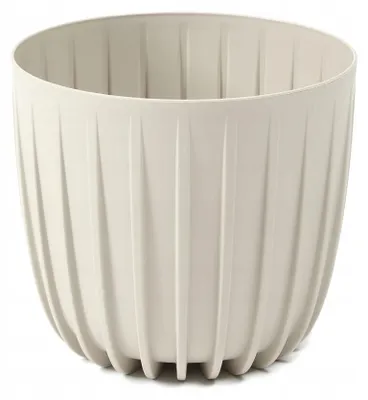 Produktbild von Lamela MIRA 180 Recycled Übertopf niedrig beige