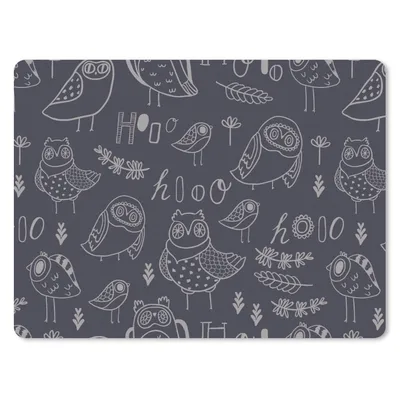 Produktbild von MuchoWow® Mauspad Mousepad Muster - Vogel - Eule 40x30 cm - Mousepads - Maus Mat - Pad - Mausunterlage - Anti Rutsch