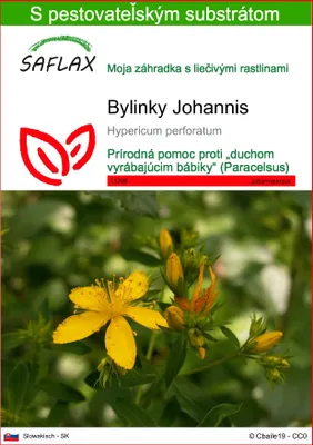 Obrázok produktu pre SAFLAX - bylinky Johannis - Hypericum perforatum - 300 Semená - S pestovateľským substrátom bez klíčkov