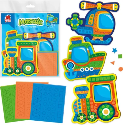 Produktbild von RK8010-10 Kreativset mit Softmosaik. Transport
