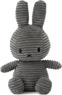 Obrázek produktu pro Miffy Cuddle Corduroy Dark Grey 70 cm
