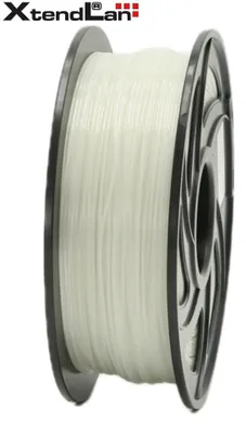 Imagen del producto de XtendLAN, filamento PLA, 1,75 mm, transparente, blanco/natural, 1 kg