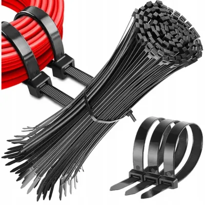 Zdjęcie produktu dla Taśmy napinające 2,5 x 100 mm - 100 szt. czarne