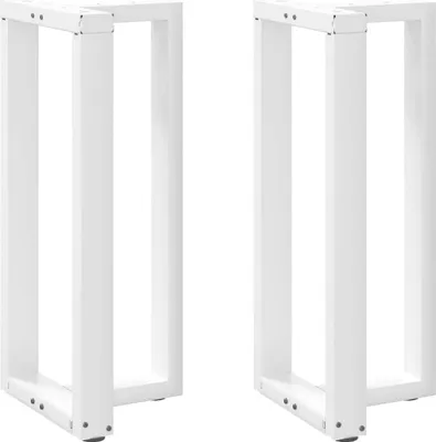 Obrázek produktu pro vidaXL Nohy barového stolu ve tvaru T 2 ks. Bílé 40x35x(90-91) cm Ocelové