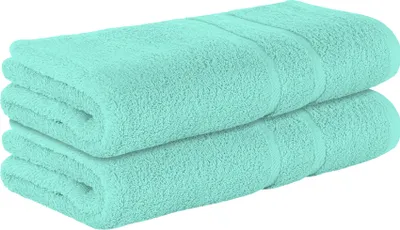Produktbild von StickandShine 2er SET Premium Frottee Duschtuch 70x140 cm in mint in 500g/m² aus 100% Baumwolle