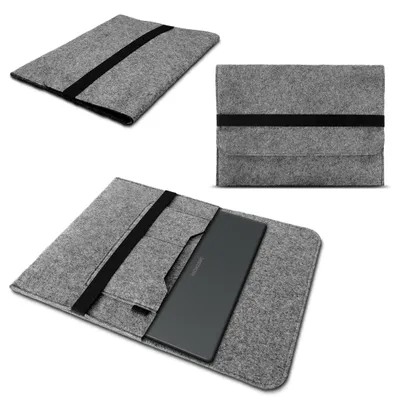 Produktbild von Filz Tasche für Medion Akoya E4251 Laptop Hülle Sleeve Schutzhülle Schutz CoverFarben:Grau
