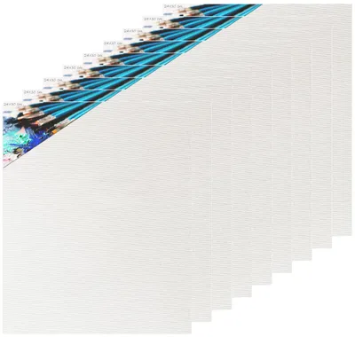 Produktbild von PE Malertafel 24x30 cm Leinwand für Künstler 9 Stück