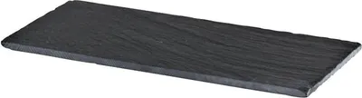 Produktbild von Broste Copenhagen Schieferplatte rechteckig 22 x 10cm anthrazit