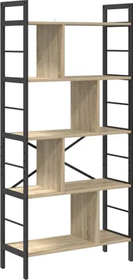 Obrázok produktu pre Regál na knihy Sonoma dub 75 x 30 x 156 cm Kompozitné drevo