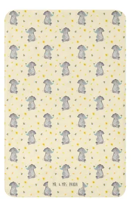 Produktbild von Mr. & Mrs. Panda Heimdecke Elefant Biene 100 x 150 cm - Gelb - Geschenk, Couchdecke, Lustige Sprüche, Jahrestag, Hochzeitsgeschenk, Sofadecke, Tagesdecke, Kuscheldecke