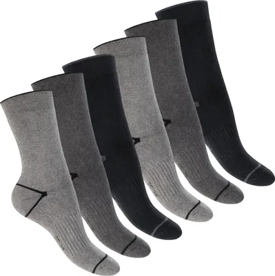 Produktbild von Footstar Damen und Herren Wintersocken (6 Paar) Warme Vollfrottee Socken mit Thermo Effekt - Everyday! - Classic Grey 39-42