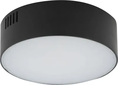 Immagine prodotto di Lampada da soffitto LED rotonda Ø 11 cm Nero 4000 K luce bianca neutra 1300 lm Plafoniera moderna