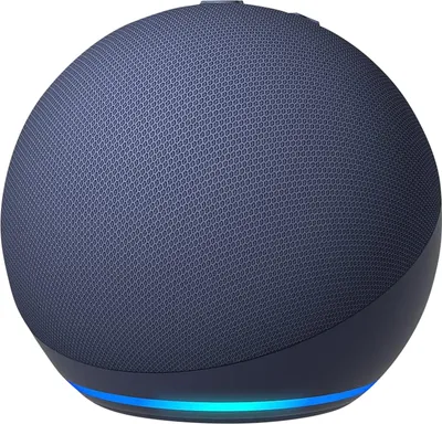 Produktbild von Amazon Echo Dot (5. Gen), Alexa-Sprachsteuerung, Multiroom, Bluetooth, Dualband-WLAN, Tiefseeblau