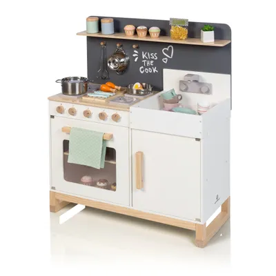 Produktbild von MUSTERKIND® Spielküche "Linum" weiß – natur