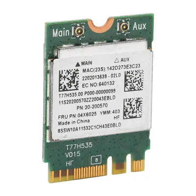 Produktbild von Realtek RTL8723BE (300 MBit/s) 802.11/b/g/n M.2 NGFF Wlan + Bluetooth 4.0 Karte für HP