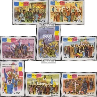 Produktbild von Briefmarken Rumänien 1990 Mi 4613-4620 (kompl.Ausg.) postfrisch Volksaufstand