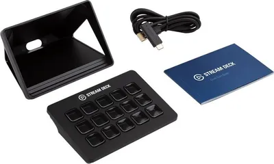 Zdjęcie produktu dla Elgato Stream Deck MK.2, Czarny, 15 przycisków, Windows 10 x64, Mac OS X 10.13 High Sierra, Mac OS X 10.14 Mojave, Mac OS X 10.15 Catalina, Mac OS X 10.15.3..., 118 mm, 84 mm