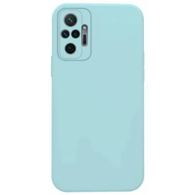 Produktbild von Liquid Silikon Hülle für Xiaomi - Farbe: Hellblau - Modellkompatibilität: Für Xiaomi Redmi Note 10 Pro