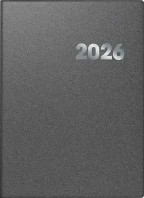 Produktbild von 2026 Brunnen Buchkalender 789 A4 grau 4061947144468