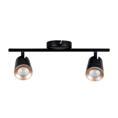 Immagine prodotto di LED Solution Plafoniera LED nera 10W Colore della luce: Bianco caldo 218255