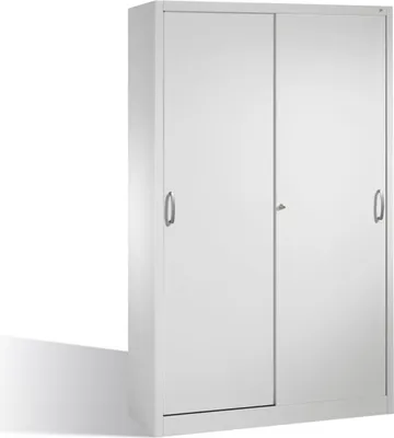 Produktbild von C+P Schiebetürenschrank Acurado-2000 | HxBxT 195x120x40cm | Lichtgrau