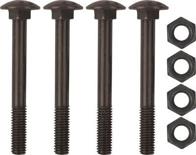 Produktbild von Schraubenset für Langband einseitig 600mm, Schwalbenschwanz, schwarz verzinkt