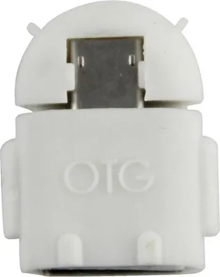 Obrázek produktu pro OTG adaptér – adaptér z USB na MicroUSB – bílý