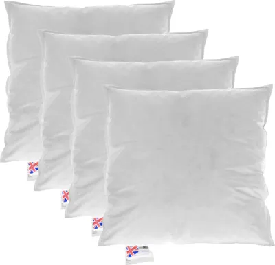 Produktbild von HOMESCAPES 4er-Set Füllkissen 45 x 45 cm – Kissenfüllung Gänsefedern & Daunen