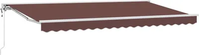 Obrázek produktu pro Rám markýzy Hnědá 400 x 200 cm