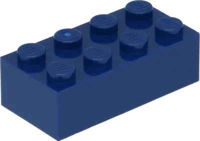 Produktbild von Lego® 2x4 Stein 3001 - 250 Stück Dunkelblau