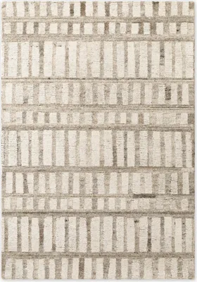 Produktbild von Vikosa Boho 1.0 Wollteppich Linara Natur Creme Braun