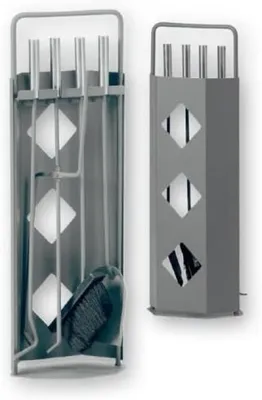 Immagine prodotto di Set camino FIREFIX 5 pezzi, 230 x 140 x 660 mm, acciaio inox, K2402