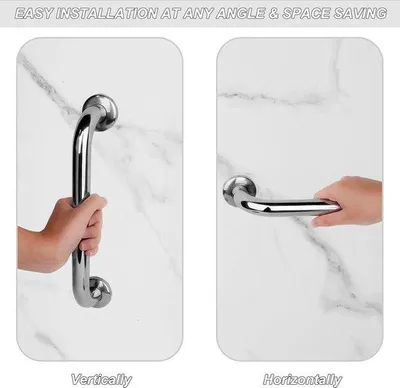 Obrázek produktu pro Sprchová rukojeť, nerezová ocel, 2dílná, koupelna