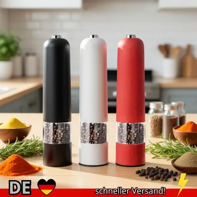 Produktbild von Elektrische Automatische Mühle Pfeffer- und Salzmühle mit LED-Licht