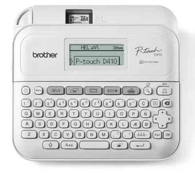 Obrázok produktu pre Brother PT-D410, QWERTY, TZe, Tepeln prenos, 180 x 180 DPI, 20 mm/s, Kbel