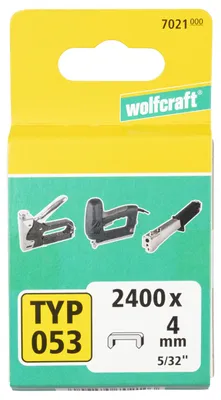 Produktbild von wolfcraft Breitrückenklammern, extra harter Stahl, Typ 053 I 7021000 I 2400 Klam