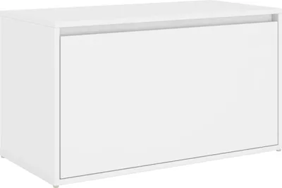 Produktbild von Flurbank 80x40x45 cm Weiß Holzwerkstoff