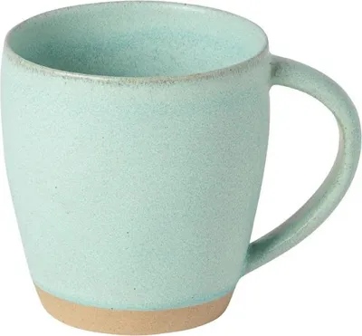 Produktbild von Costa Nova Arenito Becher Tasse mit Henkel, Aqua, 44 cl, 13,4 x 9,7 cm