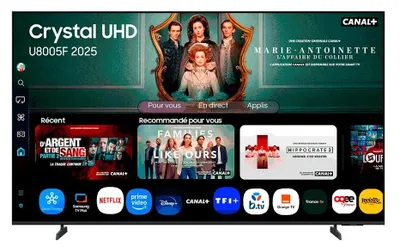 Produktbild von Samsung TU65U8005FU, 165,1 cm (65"), 3840 x 2160 Pixel, LED, Smart-TV, WLAN, Schwarz