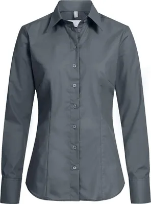 Produktbild von Greiff Corporate Bluse Damen BASIC Regular-Fit Anthrazit 52